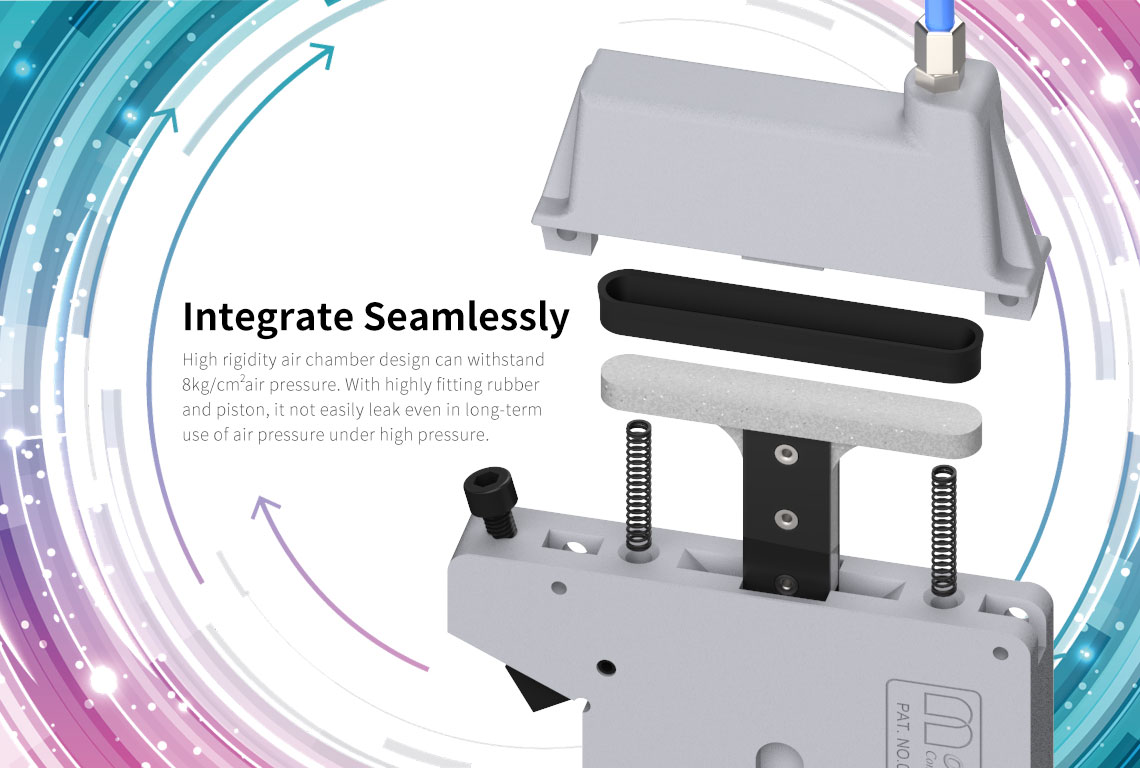 MT-A140 Rugged type pneumatic knife holder